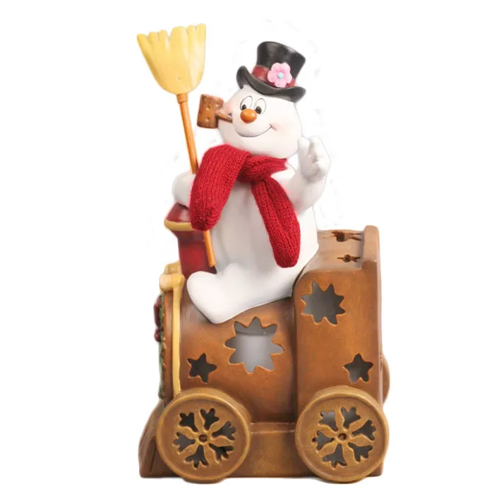 Adorable Resin Christmas Small Snowman Figurine With Light Buy Christmas Snowman,Snowman