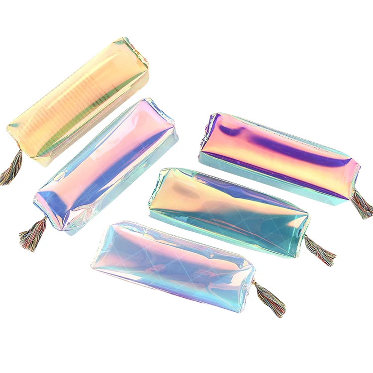 clear glitter pencil case