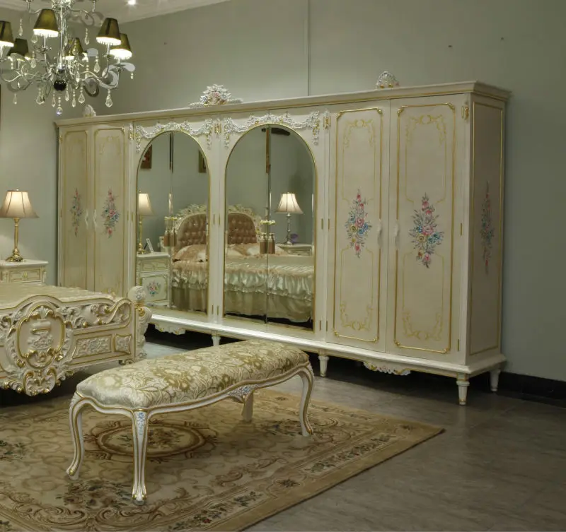 French Provincial Bedroom Furniture Wardrobe With French Provincial Bedroom Furniture Wardrobe With Mirror Reproduction Antique Baroque European