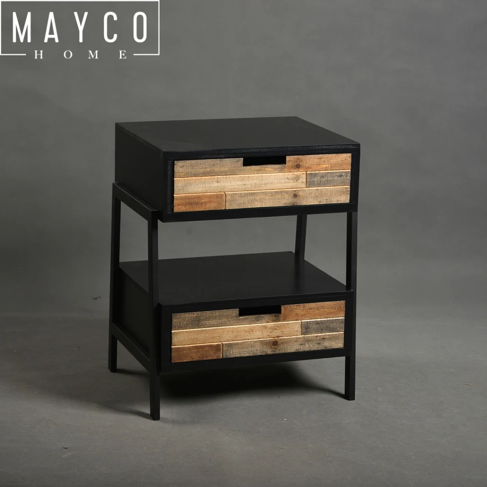 Mayco Modern Wood Metal Nightstand Side Table End Bedroom Bedside Table Night Stand Buy Nightstand Nightstand Side Table Night Stand Product On Alibaba Com