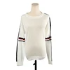 High Quality White Women Knitted Pullover