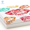 Custom hot sale beautiful flat pack standard 3 layer corrugated lipstick box package