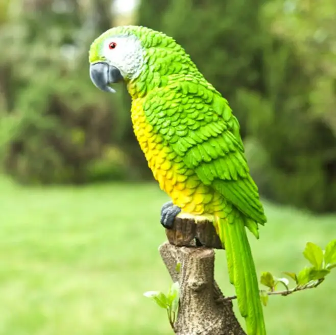 Outdoor Resin Decorative Parrot Statue For Garden Courtyard Buy