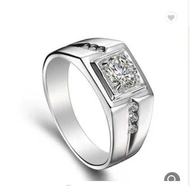 钻石戒指 moissanite stretch 5925 结婚男士可扩展戒指