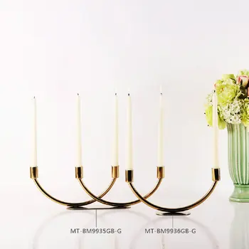 metal candle holders centerpieces