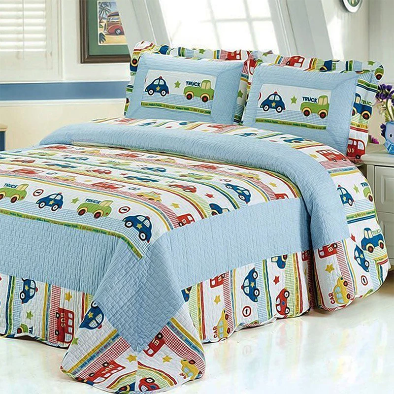 High Performance Comforter Children Summer Printed Car And Butterfly