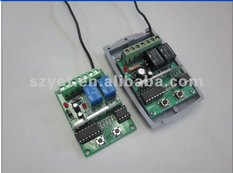 Micro Transmitter And Receiver Rc Yet420pc For Rolling Gate /window