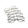 Designer New Round Metal Hinges Eyeglasses Frames Anti Blue Ray Glasses Unisex Metal Optical Frame