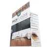 Durable fabric hardcover paper cover 3 ring binders with company logo customize printing