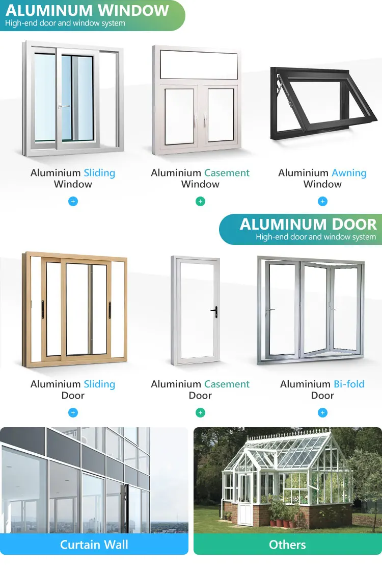 aluminum frame sliding glass patio doors customize double glass sliding door with color and grills