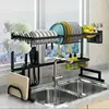 Table Standing Metal Chrome Kitchen Dish Drainer rack