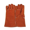 LC2010A High temperature resistance red cow split leather working welding gloves