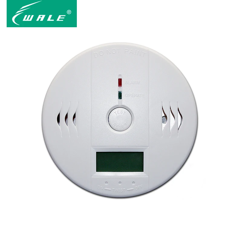 Stand Alone Home Security Co Detector Alarm Lcd Display Co Alarm