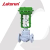 Pneumatic regulating valve, water/steam control valve