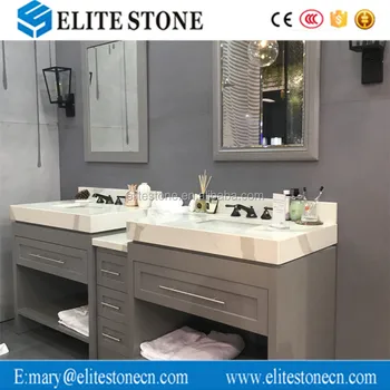 Custom Hotel Bathroom Calacatta Quartz Stone Vanity Tops Lowes High Quality Top Product On Custom Hotel Bathroom Calacatta Quartz Stone Vanity Tops Lowes High Quality Top Product On