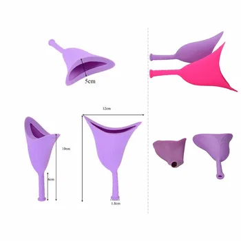 Soft Flexible Female Urination Device Portable Stand Up Pee Cups For ...