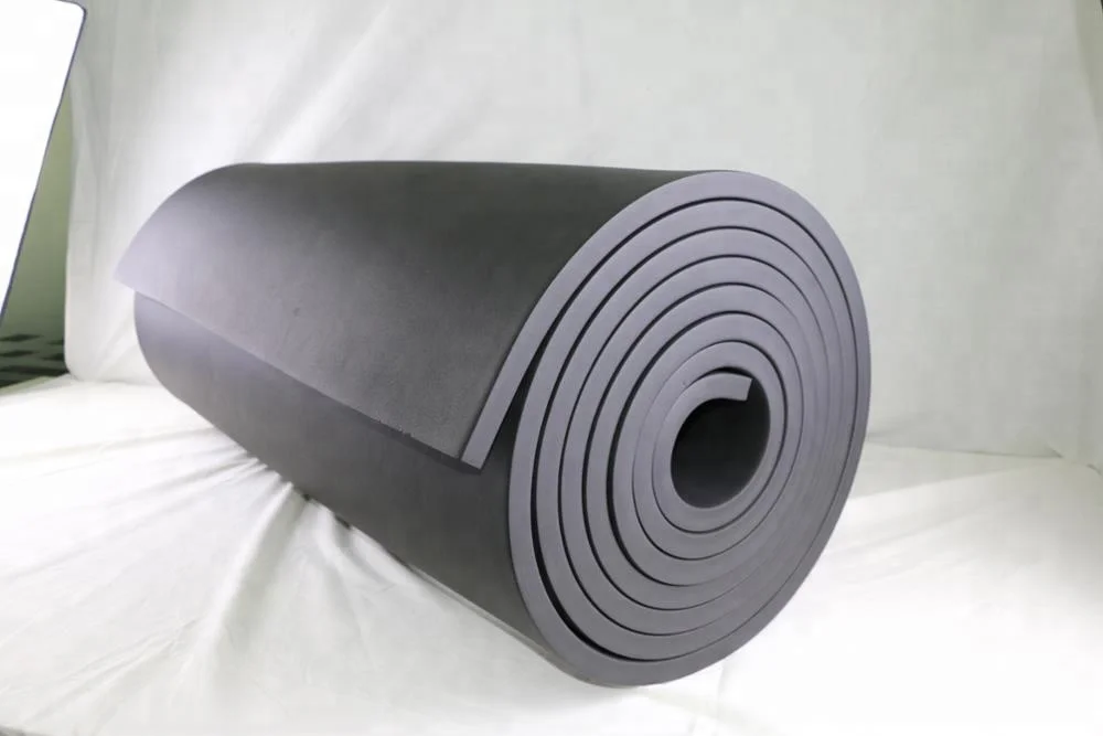 Selfadhesive Rubber Foam Sheets Insulation With Aluminum Foil