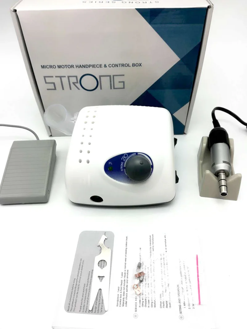 Portable Dental Grinder Machine E Type Handpiece 35000 Rpm Strong 210