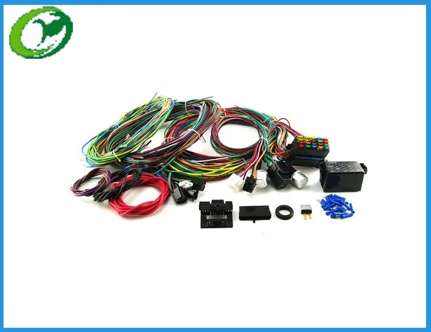 Universal 20 Circuit Wiring Harness Kit Street Rod Hot Rod Race Car