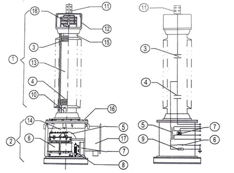 245kv Cvt Coupling Capacitor Voltage Transformer Buy Coupling