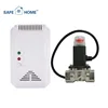Personal Wired or Wireless Fire or Natural Gas LPG Leak Monitor Detector with Relay Output, Gas Leak Detection