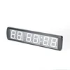 Professional gym 6 LED remote cross fitness training interval timer