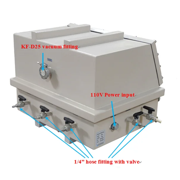 Compact Stainless Steel Vacuum Glove Box For Lab Scientific Experiment