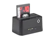 USB3.0 Multi-function 2.5"/3.5" SATA HDD SSD Docking Station with SD/TF Card Reader(Black)