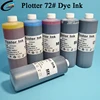 Profession Plotter Dye ink for hp T1120 T2300 T1300 Refill ink Cartridge 72 #