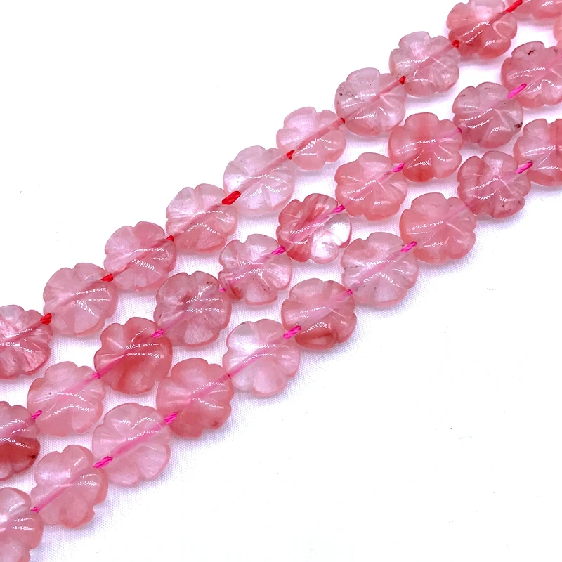 rose quartz crystal beads