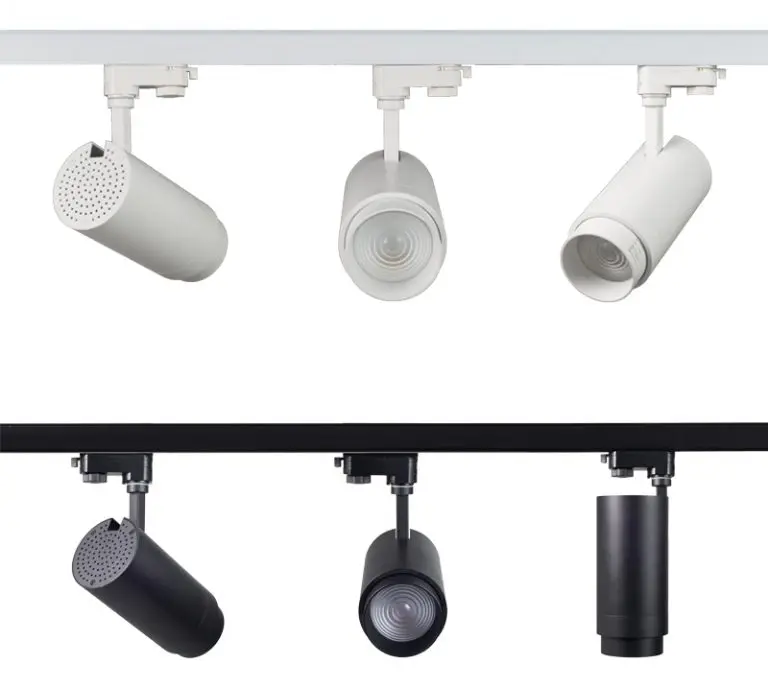 Indoor commercial 10w 20w 30w 40w 50w led cob track lighting