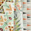 Two Side Printed Shining Dimout Curtain Fabric from China