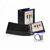 3-Ring D-Ring view binder with clear overlay