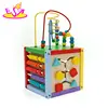 New hottest kids activity play wooden learning machine with beads W11B167