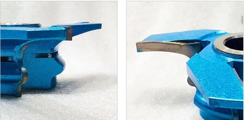 Customized Woodworking 4 Teeth TCT Tungsten Carbide Stair Handrail Knife Cutters