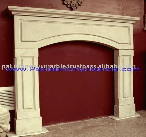 Simple Design Stone Fireplace Mantel Flat Simple Design Marble
