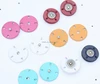 Invisible coat baking varnish snap buttons