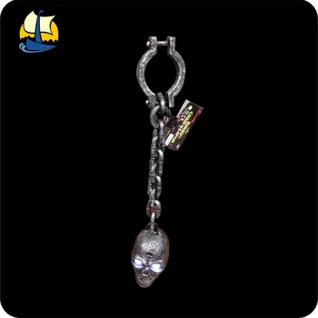 prisoner chain plastic halloween skull head with light buy plastic