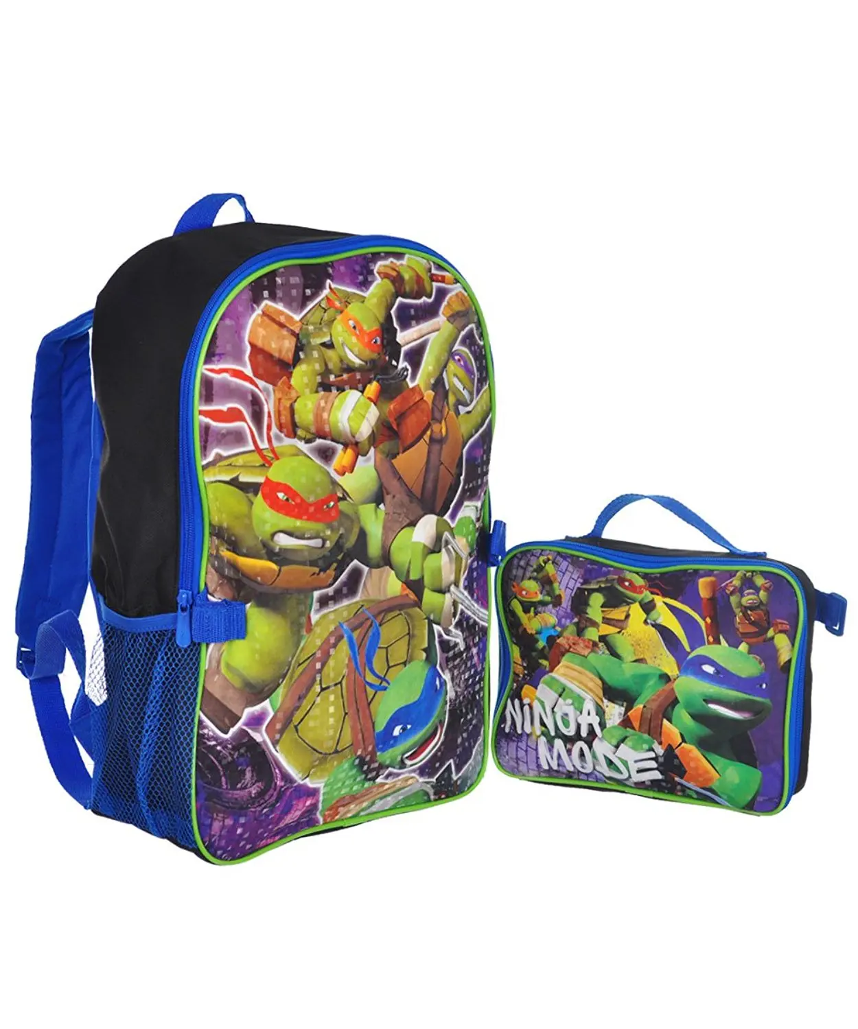 ninja turtle backpack and lunchbox