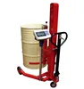 300kg pedaled hydraulic barrel bucket lifting haul dump reladle fork stacker/ drum weighing stacker