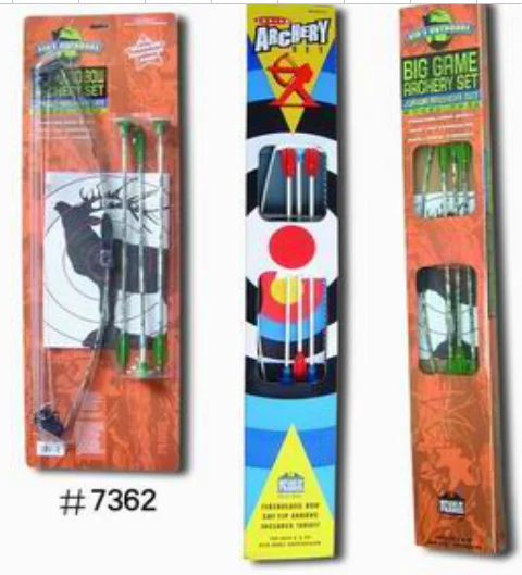 plastic toy bow and arrow set