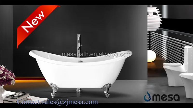 2017 wholesale china new shoe clawfoot porcelain freestanding bathtub - 1.jpg