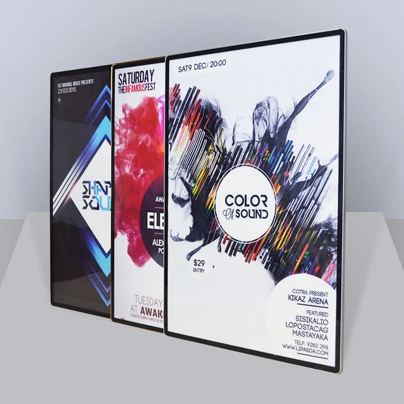 Aluminum Plastic Poster Frame Edging A0 Poster Frame