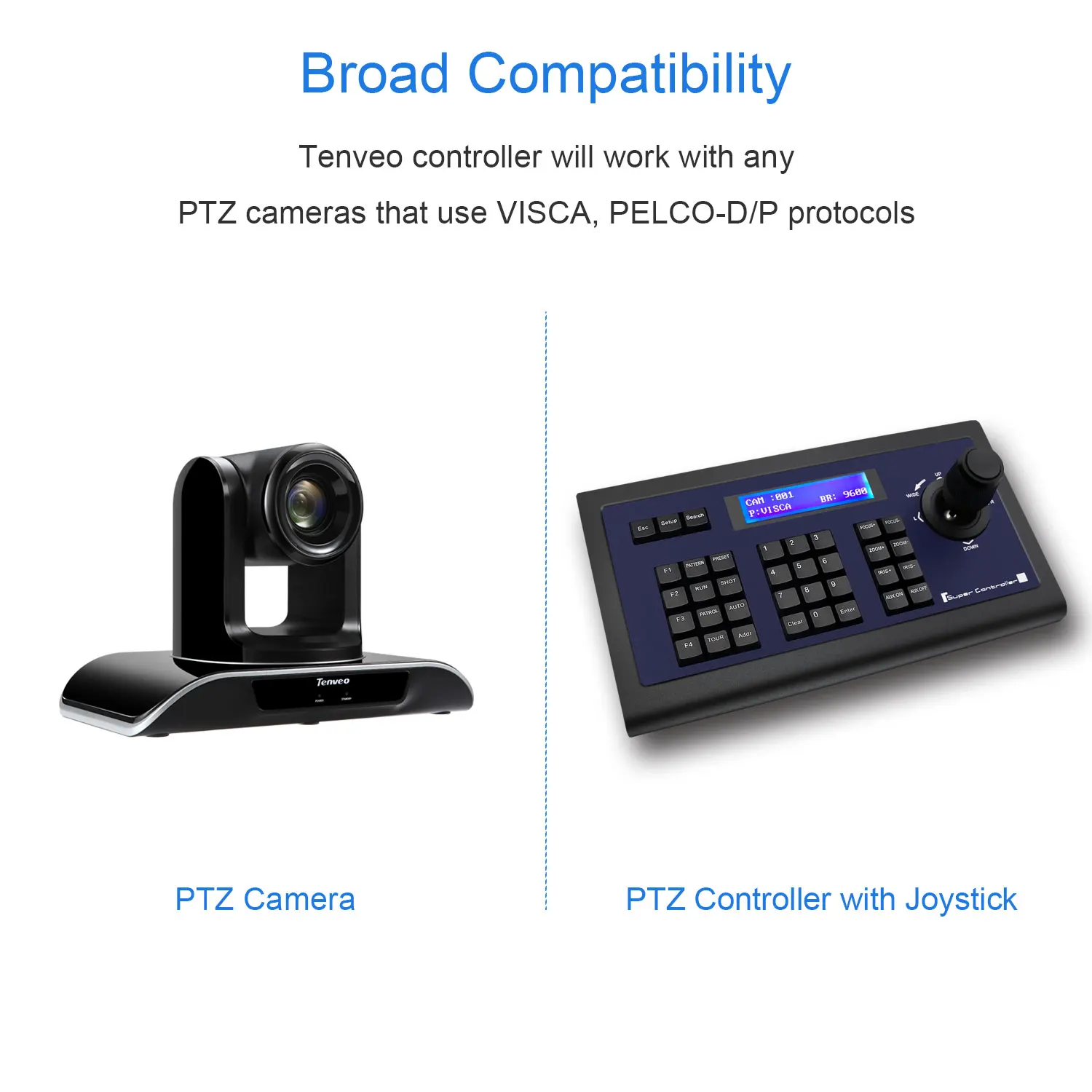 Video Conference Camera Keyboard Controller Rs485 Rs422 Rs232 Camera 3d