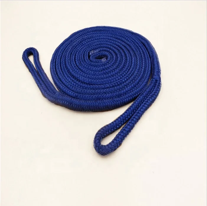 2020 Latest Style Mooring Rope for Boat Navy with White Reflective Tracer Fender Line