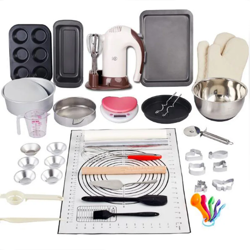MCK Complete Cake Baking Set Bakery Tools for Beginner Adults - 21 PCS of Baking  Equipment - AliExpress