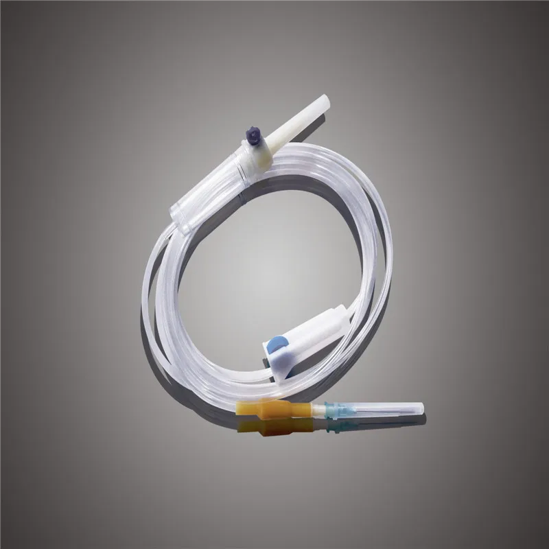 制造iv 输液器带/不带针头 ce 和 iso eo 无菌