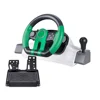 New coming computer game steering wheel with pedals for PS3/PS4/PC wired wheel controller