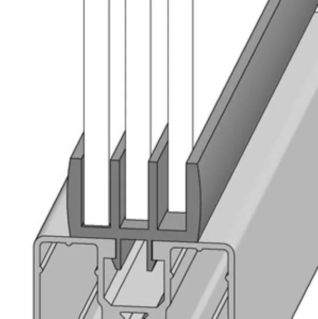 Automatic Safety System Accessories Plastic Profile Extruded T-slot T ...