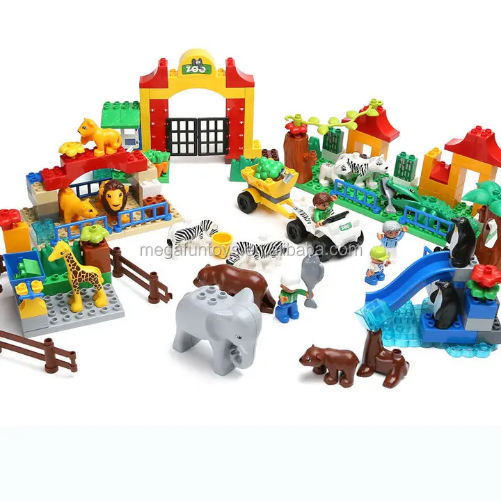 Happy Animals Big Block Sets 146pcs Duplo Building Block Of Zoo Buy